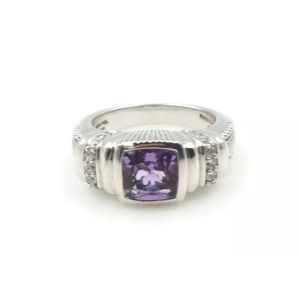 Judith Ripka RARE and HTF Amethyst Ring